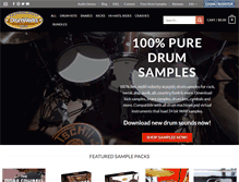 Tablet Screenshot of drumwerks.com